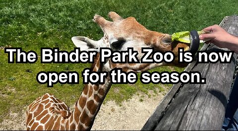 The Binder Park Zoo is now open for the season.