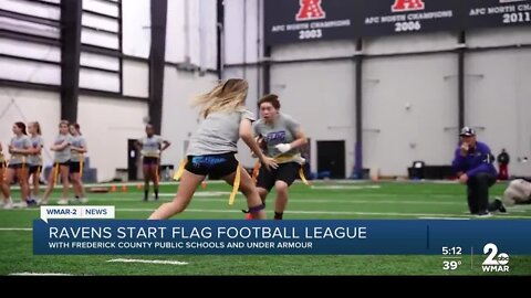 Frederick County Schools to launch girls flag football league with help from the Ravens, Under Armour