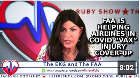 Dr. Jane Ruby: FAA is Helping Airlines in COVID "VAX" Injury Cover-Up