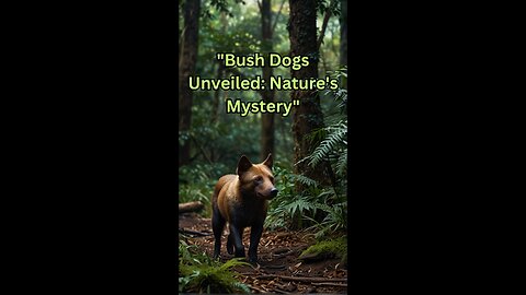 "Meet the Bush Dog: Nature's Elusive Hunter"