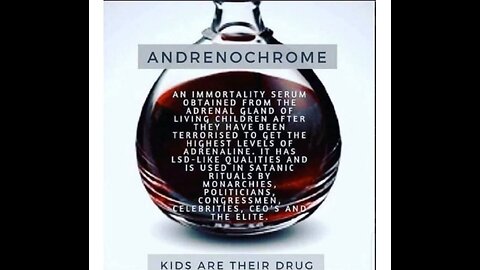 Proofs Of Hollywood ADRENOCHROME Use