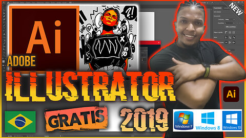 🟠 Como Baixar e Instalar Adobe Illustrator 2019 Em Português Br (Ativação Automática) Link Direto! 🟠