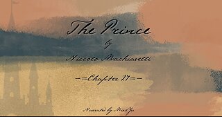 The Prince - Chapter 24 - Niccolo Machiavelli - Blackscreen