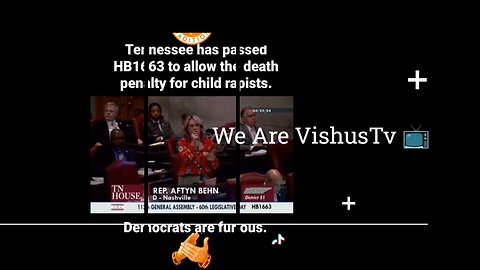 Tennessee Has Passed The Death ☠️ Penalty For Child Rapists... 😁🤣 #VishusTv 📺