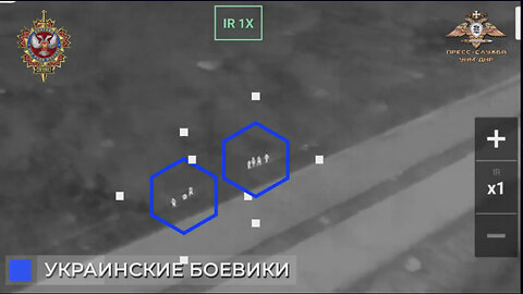 Russian surveillance drone in the night hunt for the Ukrainian DRG unit