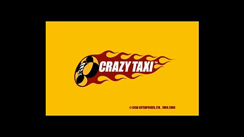 Crazy Taxi (Sega Dreamcast): Intro & Title Screen
