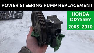 Power Steering Pump Replacement - 2006 Honda Odyssey