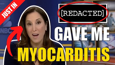 Vaxxed MSNBC Host Gets Myocarditis And CAN'T ADMIT It's From The Vaccines