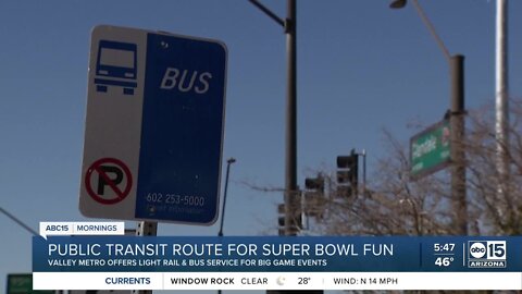 How to take public transportation across town for Super Bowl activities