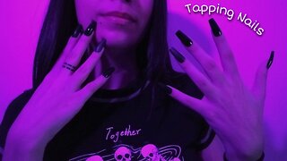 ASMR - Tapping nas unhas e sons de boca intensos