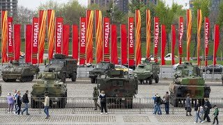 NATO Tanks Showcased At Moscow Exhibiton