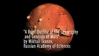 Lecture "A Brief Outline of the Geography and Geology of Mars"