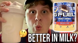 Is G Fuel Moon Pie Better In Milk?