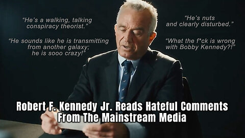 Robert F. Kennedy Jr. Reads Hateful Comments From The Mainstream Media