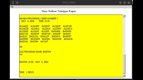 Porting A Dartmouth DTSS BASIC Program to MVS BASIC/360