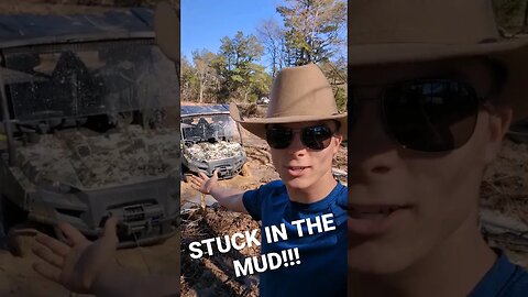 Professional COWBOY Gets STUCK in the MUD! #cowboys #texas #mud #stuckinthemud