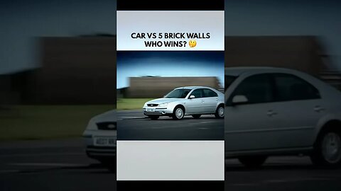 CAR VS 5 BRICK WALLS