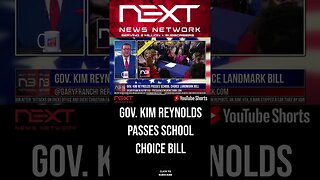Gov. Kim Reynolds Passes School Choice Landmark Bill #shorts