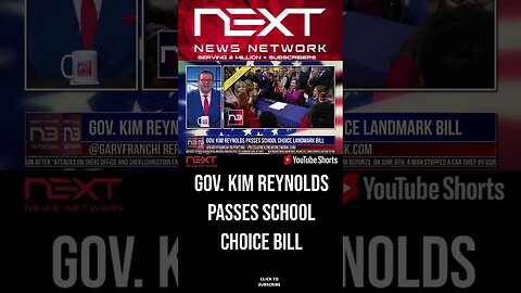 Gov. Kim Reynolds Passes School Choice Landmark Bill #shorts