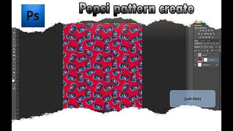 how Create Patterns in Photoshop - Pattern Preview || pepsi pattern desgine #shorts