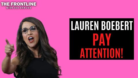 Pay Attention to Lauren Boebert's Bill!