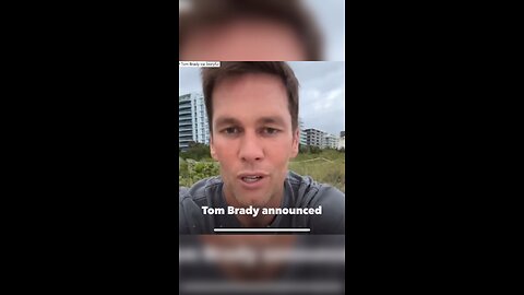 Tom brady retirement speech ￼