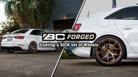 Ceramic Coating Wheels | BC Forged on an Audi RS3!