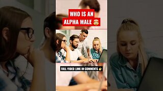 WHO is an Alpha Male 🤯