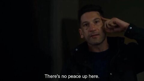 The Punisher,Frank-There's no peace up here.🌩️⛈️👌