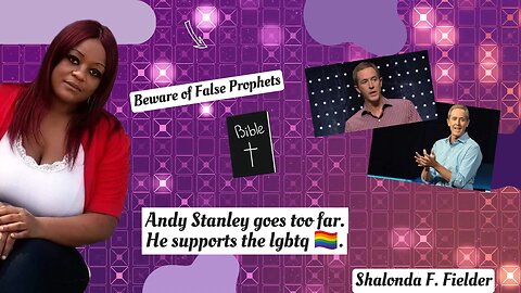 Andy Stanley goes too far. (He supports the lgbtq 🏳️‍🌈)Repent