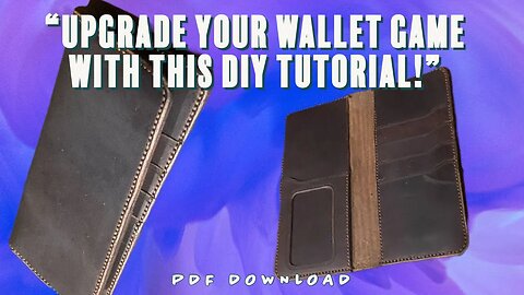 Step-by-Step Tutorial: How to Design and Cut Your Leather Wallet!
