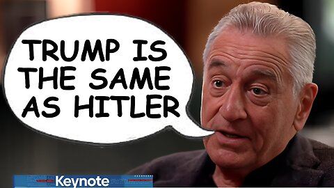 Robert De Niro Compares Trump to Hitler