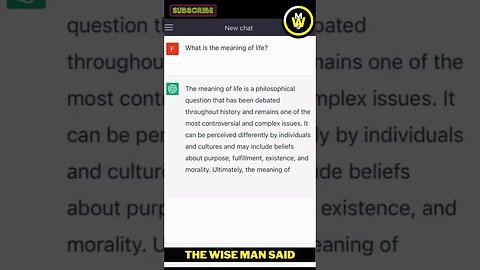 Chat-GPT Answers: What is the Meaning of Life | Motivation, Quotes, Wisdom, Poetry | Youtube WMS