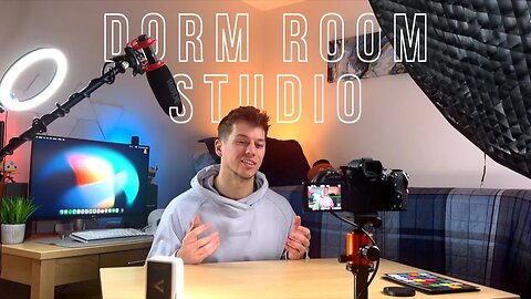 Dorm Room YouTube Studio Setup!