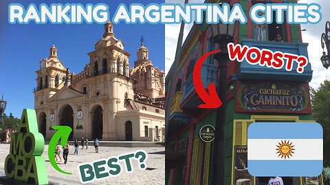 🇦🇷 Ranking Cities in ARGENTINA 🏆 from WORST to BEST!