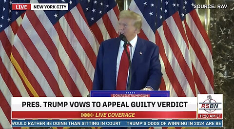 FULL PRESS CONFERENCE: Trump speaks at Trump Tower after SHAM verdict
