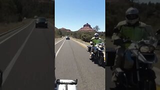 Short motorcycle ride Sedona az scenic views