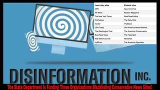 The State Department Is Funding Three Organizations Blacklisting Conservative News Sites!