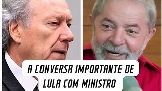 o presidente Lula e a conversa importante com Ricardo Lewandowski ministro do STF