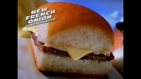 July 30, 2005 - New French Onion Cheeseburger at White Castle