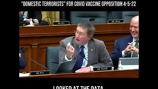 Thomas Massie (Rep): This Bill Makes People Who Refuse Vaccines Domestic Terrorists