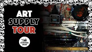ART SUPPLY TOUR - What I Use To Make My COMICS and SKETCH CARDS