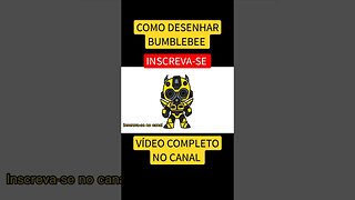 COMO DESENHAR BUMBLEBEE KAWAII FÁCIL #desenho #shorts #bumblebee #transformers