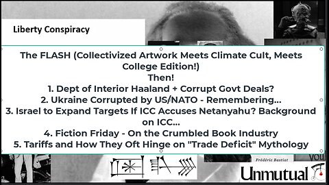 Liberty Conspiracy LIVE 5-3-24! Collectivized Art v Climate Cult, College Protests, AZ Abort, Books!
