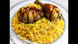 The recipe for rice pudding with chicken thighs - Baked Chicken and Rice