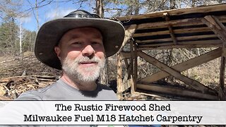 The Rustic Firewood Shed Milwaukke Fuel M18 Carpentry