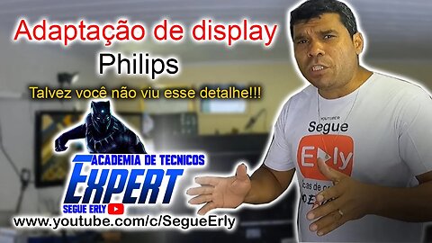 Adaptação de display philips 32