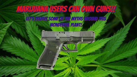 Marijuana Users CAN Own Guns!! and Some of the Biggest Myths Associated with Marijuana Use