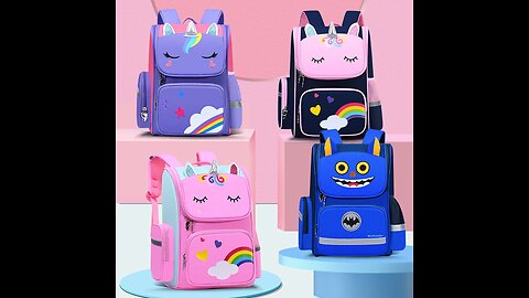 SALE!! School Backpack Cartoon Unicorn Bagpack