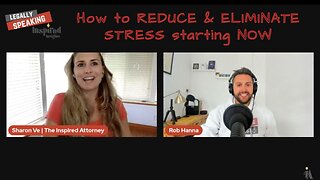How to REDUCE & ELIMINATE STRESS starting NOW - A Legally Speaking Inspired Insights LIVE